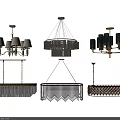 Modern Contemporary Chandelier Styles With Glass Shades Metal Frames And Crystal Details