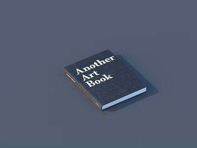 Another Art Book Hardcover Visual Art Collection With Creative Design Elements 3d model
