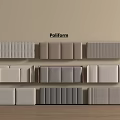 Poliform Bed Headboards in Neutral Tones with Various Modern Designs for Bedroom