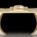 Modern Decorative Archway With Illuminated Top For Exhibition Event Entrance Design