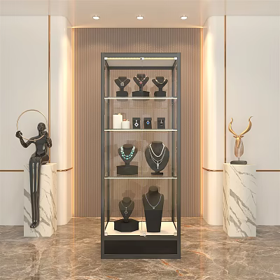 Modern Display Cabinet Jewelry Display Cabinet 3d model