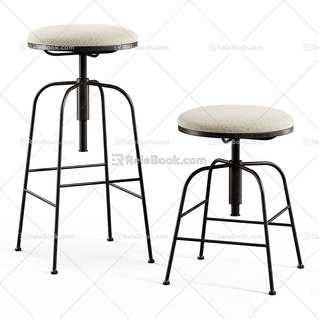 Bar stool 3d model