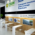 CSUN Exhibition Booth Display With Poly Mono Perovskite Solar Modules