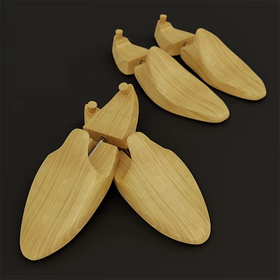 High Quality Wooden Shoe Stretchers For Maintaining Footwear Shape Well 3d model