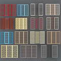 Decorative Room Dividers With Various Colorful Laser Cut Patterns And Designs For Interior