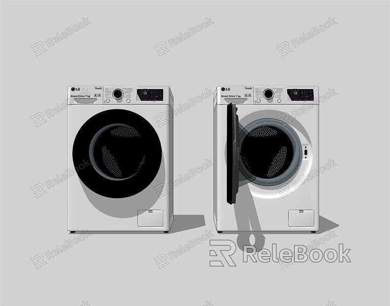 Modern washing machine model