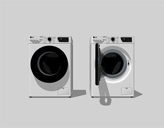 Modern washing machine 3d model