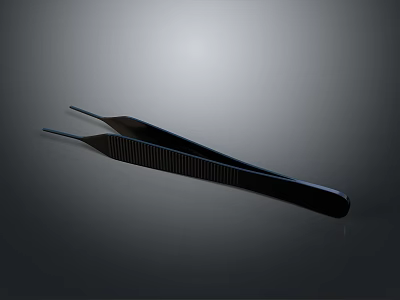 Stainless Steel Tweezers With Precision Tip And Anti Slip Grip For Daily Life Supplies 3d model