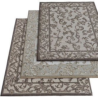 Square carpet 3d model