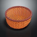 Sorry, the picture mainly shows a woven basket without any animal elements, so it's impossible to generate an English title with "animal" as the main subject based on the picture's key information. Please check the picture content again.