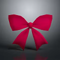 Red Bow Decorative Ornament Set for Home Decoration and Interior Styling