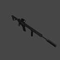 Weapon Custom Rifle 3d model