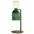 Caterina modern two-color glass table lamp 18w 3d model