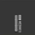 Modern Metal Door Locks For Home Furniture With Sleek Design And Buttons