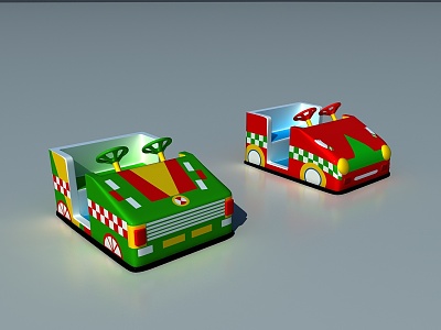 Children's car 3d model