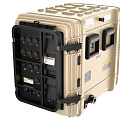 Industrial Equipment Rugged Case With Control Panel Multiple Ports Latches Handles And Waterproof Design