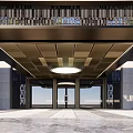 Modern Entrance Entrance Gate 3d model