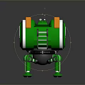 Mech Warrior Mech Soldier Machine Battlearm Mechanical Battlearm Machine Fighter Robot 3d model