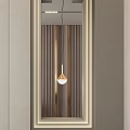 Modern Entrance Cabinet Cream Scarpa Stacked Structure Partition Entrance 3d model