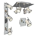 Modern Downlights and Spotlights With Various Styles and Adjustable Angles for Home Lighting 3d model