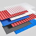Glass partition half partition 3d model