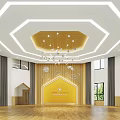 Modern Kindergarten Hall Kindergarten Multi-function Hall 3d model