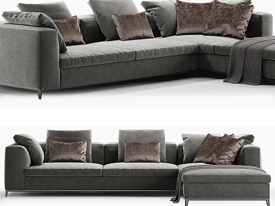 BB italia multiplayer sofa corner sofa model