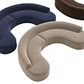 Modern Curved Sofa Combination Multiplayer Sofa 3d model
