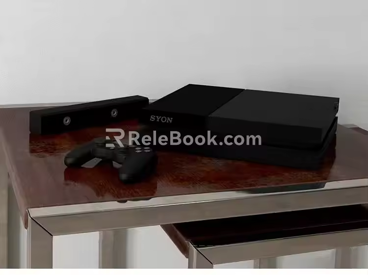 Modern game console handle handheld electronic equipment toy 3d model