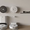 Minotli Smart Robotic Vacuums With Different Colors And Charging Docks For Home Cleaning