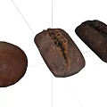 Modern Bread Food 3d model