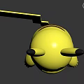 Pikachu Cartoon Character Electric Mouse With Yellow Body Red Cheeks Black Tipped Ears Standing Pose