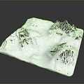Scenic Snow Covered Mountain Landscape Featuring Rugged Peaks And Natural Texture