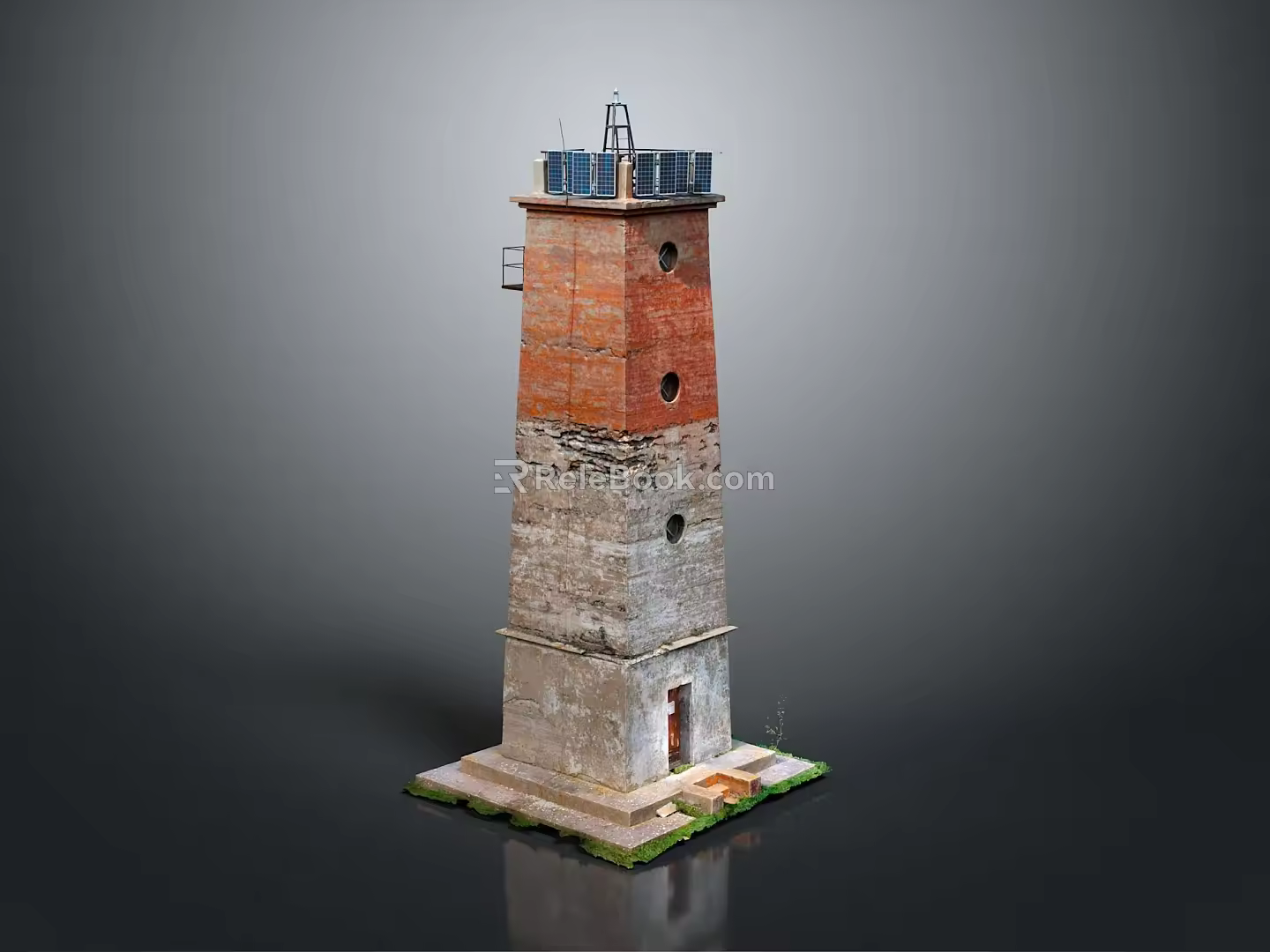 Tower defense sentry tower air defense watchtower observatory tower loft 3d model
