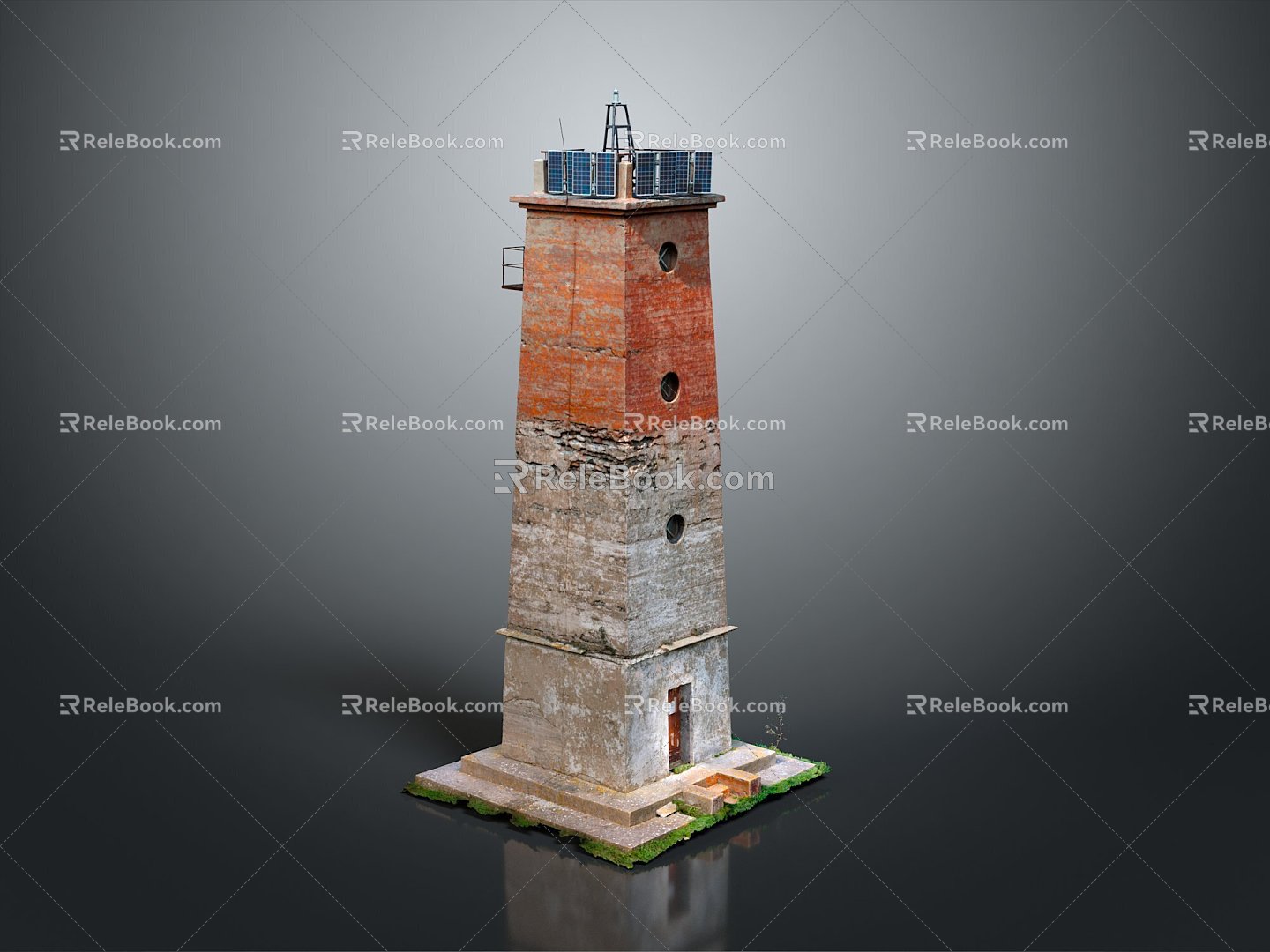 Tower defense sentry tower tower air defense watchtower observatory observatory observatory tower loft 3d model