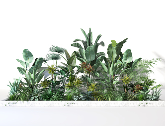 Modern Plant Heap 3d model