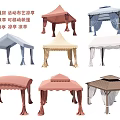 Gazebo Style Portable Fabric Tents for Outdoor Events Weddings Scenic Areas