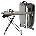 Functional Ironing Table with Foldable Stand Iron and Steam Press Station 3d model