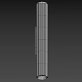 Modern Sleek Vertical Wall Lamps With Black Gold Silver And Gray Color Designs