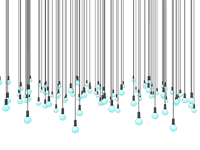 Modern chandelier creative chandelier 3d model