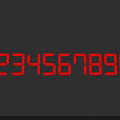 High Quality Red LED Numeric Digital Display for Electronic Devices