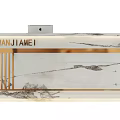 Modern Reception Desk Designs With Marble Surfaces And Metal Accents