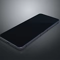 Sleek Modern Electronic Smartphone With Black Screen And Slim Body Design 3d model