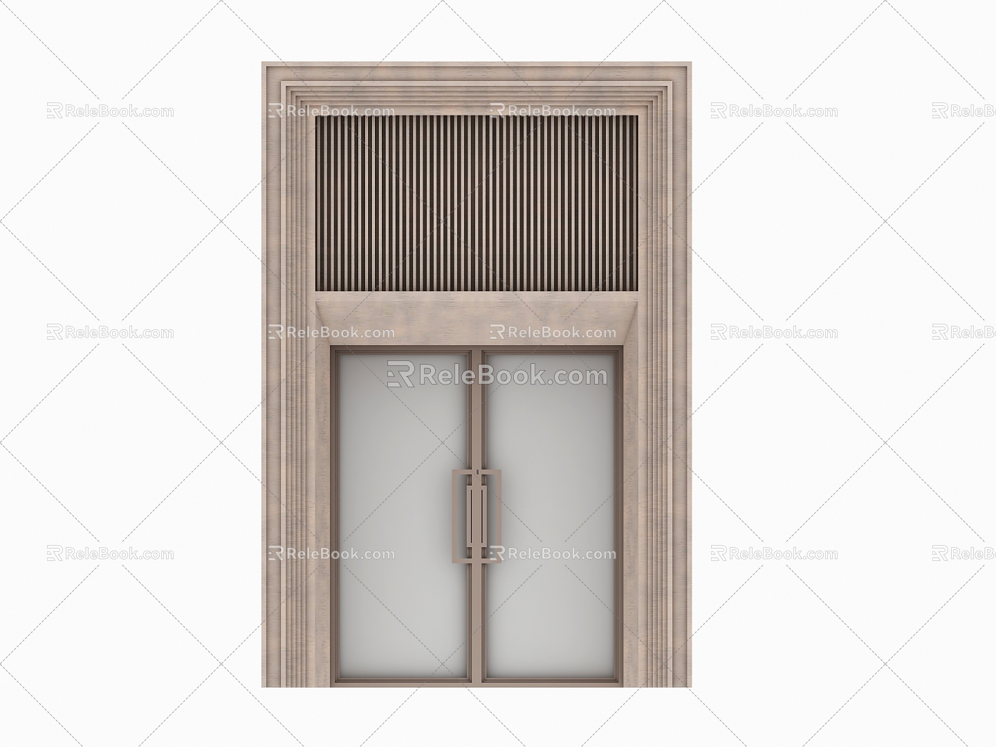 Door hall door door 3d model