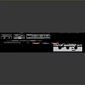 portable synthesizer mixer reverberator tuner mixer mixing equipment 3d model