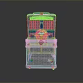 Retro AM FM Radio With Elite Blue Silver Metallic Mesh Front And Wheels Design