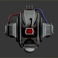 laser tower turret turntable sci-fi tower defense game tower defense sci-fi turret game turret game turret 3d model
