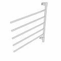 Stainless Steel Layered Towel Rack with Parallel And Curved Bars for Daily Bathroom Washing Use