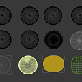 Woven Coasters With Round Square Shapes Various Patterns And Natural Tones