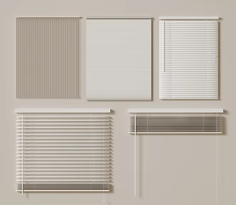 Modern Minimalist Venetian Curtain Shangri-La Curtain Dream Curtain Roman Curtain 3d model